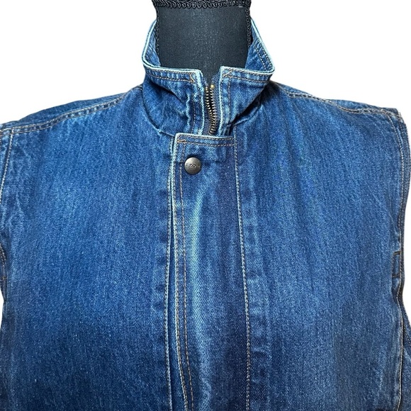 Vintage Izod Denim vest size M - Picture 3 of 8